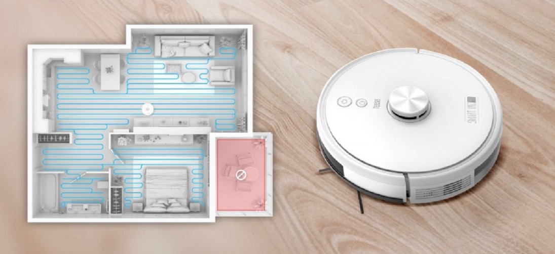 Výkonný robotický vysávač s mopom